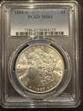 1888-S Morgan Silver Dollar, MS61 PCGS (11775)