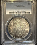 1888 Morgan Silver Dollar, MS64 PCGS (11882)