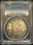 1896 Morgan Silver Dollar, MS62 PCGS (11888)