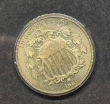 1880 Shield Nickel PF65, PCGS (11945)