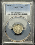 1903-S Barber Dime, XF40 PCGS, (11992)