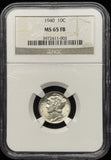1940 Mercury Head Dime, MS65FB NGC (12026)