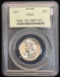 1937 Washington Quarter, MS65, PCGS. (12040)