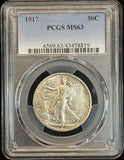 1917 Walking Liberty Half Dollar, MS63 PCGS (12052)