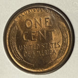 1909-P VDB Lincoln Wheat Cent, MS60+ Red (12103)