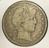 1900-O Barber Half Dollar, Circulated. (12111)