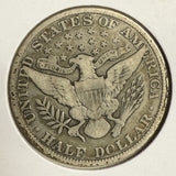 1909 Barber Half Dollar, Circulated. (12123)