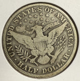 1915 Barber Half Dollar, Circulated. (12131)
