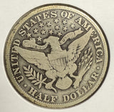 1913 Barber Half Dollar, Circulated. (12127)