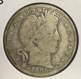 1895-O Barber Half Dollar, Circulated. (12147)