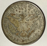 1895-S Barber Half Dollar, Circulated. (12149)