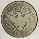 1897-O Barber Half Dollar, Circulated. (12159)