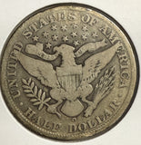 1892-O Barber Half Dollar, Circulated. (12167)