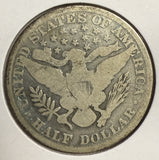 1892 Barber Half Dollar, Circulated. (12169)