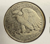 1919-D Walking Liberty Half Dollar, Circulated. (12175)