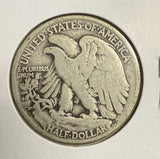 1921-D Walking Liberty Half Dollar, VG. (12181)