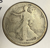 1917-S Rev. Walking Liberty Half Dollar, VG (12191)