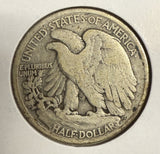 1917-D Obv Walking Liberty Half Dollar, VG (12193)