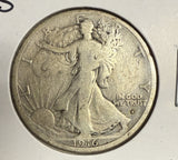 1916-S Walking Liberty Half Dollar, VG (12195)