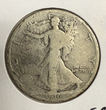 1916 Walking Liberty Half Dollar, VG (12199)
