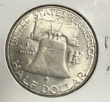 1953-S Franklin Half Dollar, MS60+ (12201)