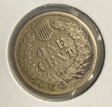 1863 Indian Head Cent, VF Details (12209)