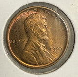 1909 VDB Lincoln Wheat Cent, MS60+RB (12211)