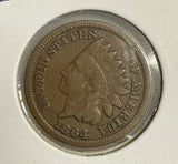 1864 Indian Head Cent, VG (12217)