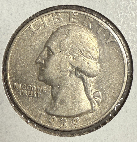 1939-D Washington Quarter, AU (12231)