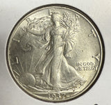 1937 Walking Liberty Half Dollar, MS60+ (12237)