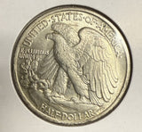 1937 Walking Liberty Half Dollar, MS60+ (12237)