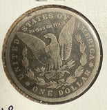 1895-O  Morgan Silver Dollar, Circulated (12269)