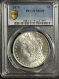 1879 Morgan Silver Dollar, MS65 PCGS Gold Shield (12359)