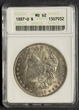 1887-O Morgan Silver Dollar, MS62 ANACS  (12379)