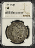 1895-O Morgan Silver Dollar, F-12 NGC  (12383)