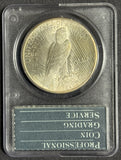 1922-S Peace Silver Dollar, MS62 PCGS, (12422)