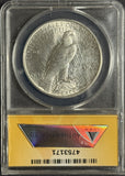 1935 Peace Silver Dollar, MS60 ANACS , (12450)