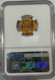 1938-D Lincoln Cent MS67RD NGC, (12542)