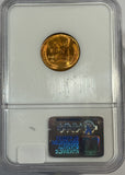 1938-D Lincoln Cent MS67RD NGC, (12544)
