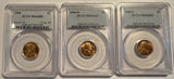 1940 P ,D ,S Lincoln Cents. MS66RD PCGS, (12666)