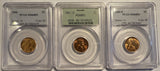 1941 P ,D ,S Lincoln Cents. MS66RD PCGS, (12668)