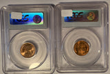 1956 P ,D,  Lincoln Cents. MS66RD PCGS, (12684)