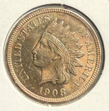 1908-S Indian Head Cent, Choice Uncirculated.  (12771)