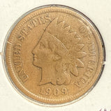 1909-S Indian Head Cent, Circulated.  (12773)