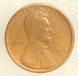 1909-S Lincoln Wheat Cent, Circ. (12775) This coin is slightly darker than the picture shows.