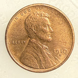1910-S Lincoln Wheat Cent, MS RB.  (12785)