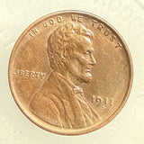 1911-D Lincoln Wheat Cent, MS60+.  (12787)