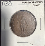1788 Massachusetts Cent, Circulated (12937).