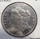 1898-S Morgan Silver Dollar, MS60+. (12971)