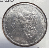 1896-O Morgan Silver Dollar, Choice AU+. (12977).